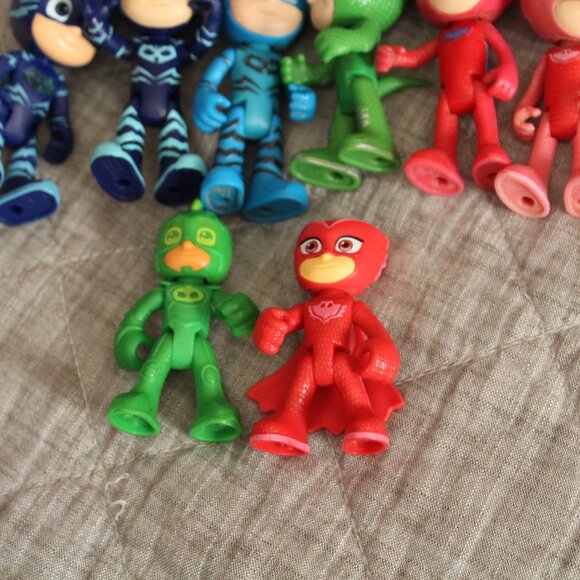 Large Lot of PJ Masks Characters Cat Boy Owlette Gecko - Picture 5 of 6